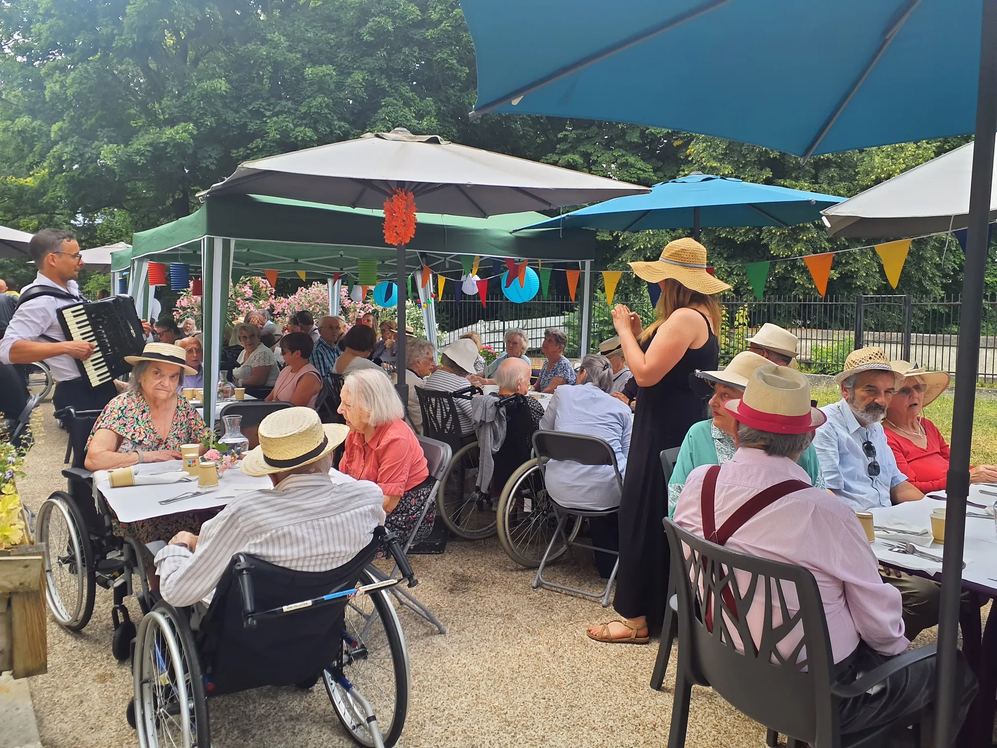 Organisation d’une guinguette comme activité personne âgée
